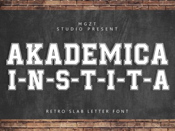 Akademica Instita: The Premium Display Font for Academic Web Design