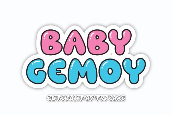 Baby Gemoy: The Perfect Display Font for Playful Brand Identity