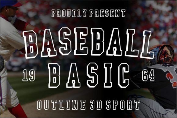 Baseball Basic: The Ultimate Sports Display Font for Bold Branding