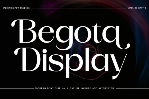 Begota Display: The Bold Serif Typeface for Modern Branding