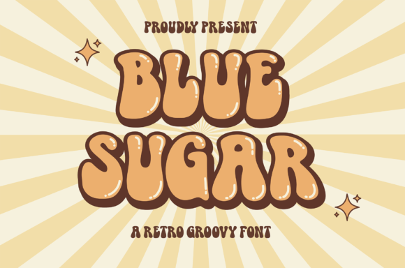 Blue Sugar: The Retro Groovy Font for Bold Campaigns