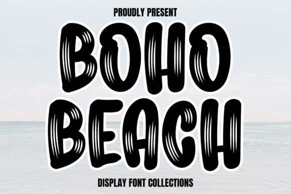Boho Beach: The Perfect Display Font for Handmade Labels and Shop Branding
