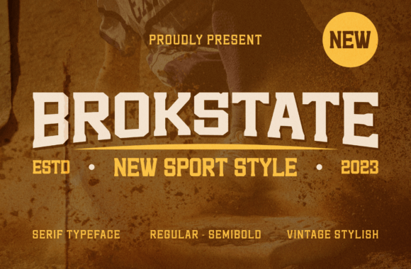 Brokstate: The Bold Display Font for High-Impact Web Design