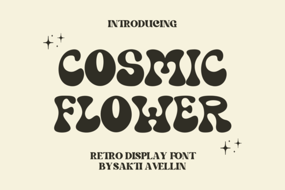 Cosmic Flower: The Retro Display Typeface for Modern Web Design