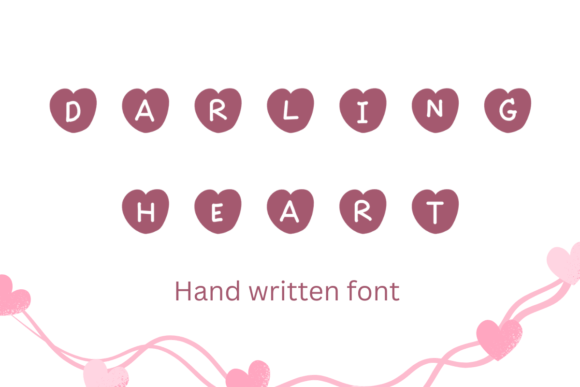 Darling Heart: A Joyful Display Font for Editorial Design