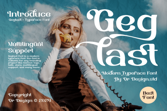 Geglast: The Stylish Display Font for Sophisticated Editorial Design
