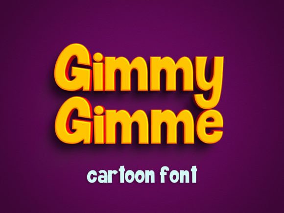 Gimmy Gimme: The Avant-Garde Cartoon Typeface for Bold Campaigns