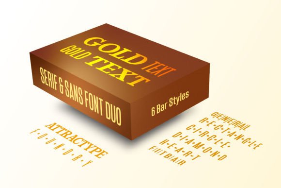 Goldtext: The Bold Display Font for Handmade Brands