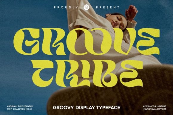 Groove Tribe: A Funky Display Font for Modern Retro Branding