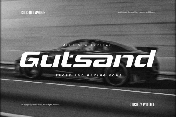 Gutsand: The High-Energy Display Font for Bold Branding