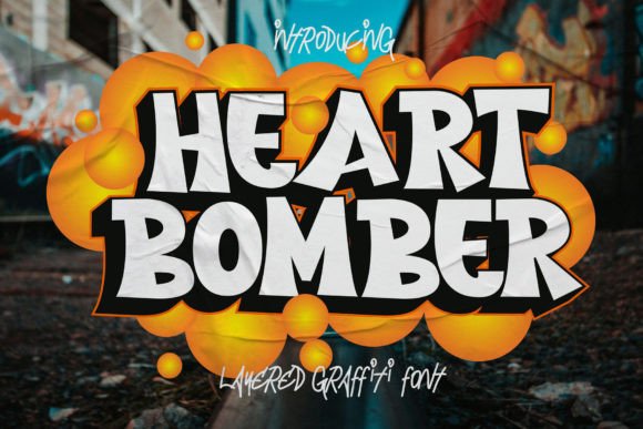 Heart Bomber: The Bold Font for Edgy Brand Identity