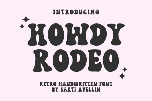 Howdy Rodeo: The Ultimate Retro Display Font for Authentic Designs