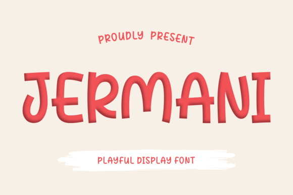 Jermani Display Font for Creative Product Branding