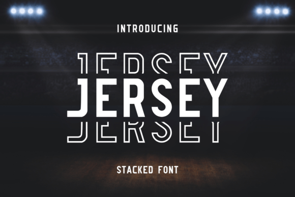 Jersey: The Ultimate Display Font for Sports Campaigns