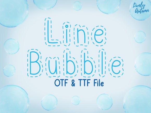 Line Bubble: The Quirky Display Font for Joyful Web Design