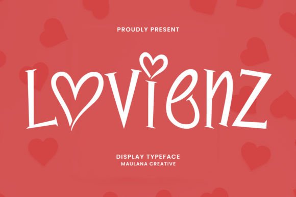 Lovienz Display Font for Playful Web Branding