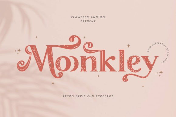 Moonkley: The Retro Serif Fun Typeface for Modern Campaigns