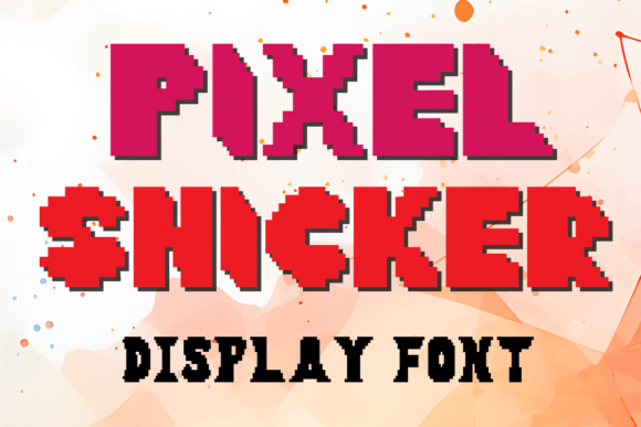Pixel Snicker: The Retro Display Font for Editorial Design