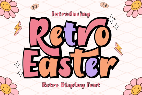 Retro Easter: The Bold Display Typeface for Seasonal Campaigns