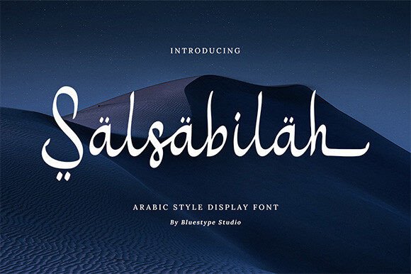 Salsabilah: The Premium Display Font for Elegant Craft Projects