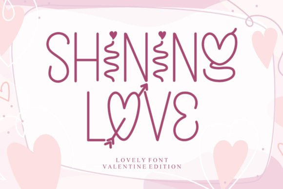 Shining Love Font for Warm Brand Identity