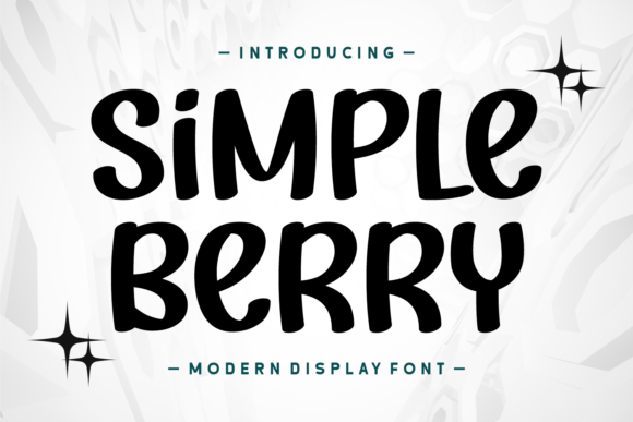Simple Berry: The Modern Display Font for Scroll-Stopping Campaigns