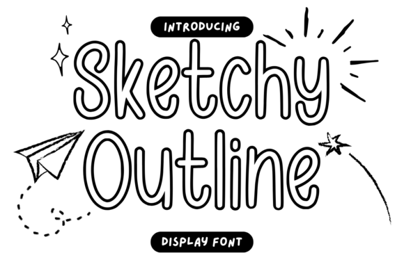 Sketchy Outline: The Creative Typeface for Branding Success