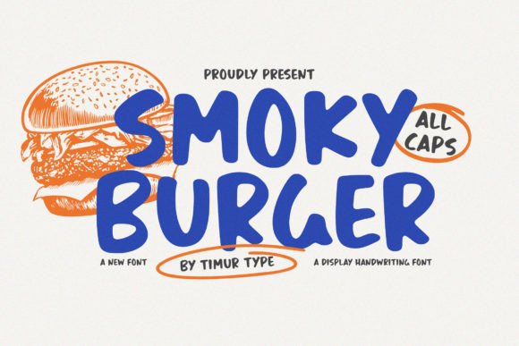 Smoky Burger Typeface: A Bold Display Font for Modern Web Design