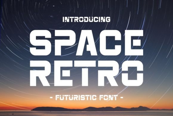 Space Retro: The Modern Retro Futuristic Typeface for Editorial Design