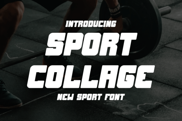 Sport Collage: The Bold Display Font for Modern Editorial Design