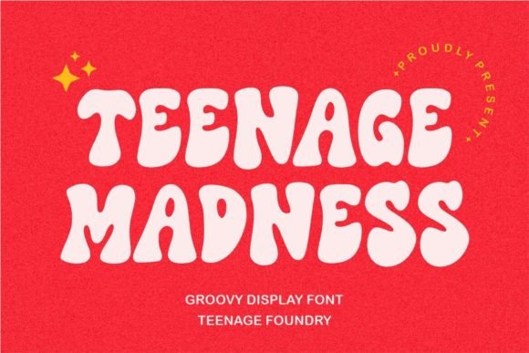 Teenage Madness: A Groovy Typeface for Editorial Design