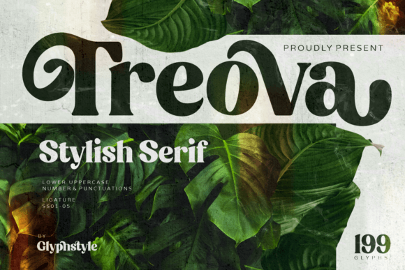 Treova: The Stylish Decorative Display Serif Font for Premium Branding
