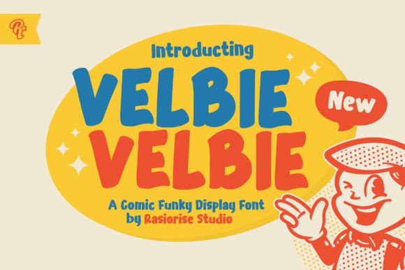 Velbie: The Creative Retro Funky Cartoon Font for Bold Campaigns