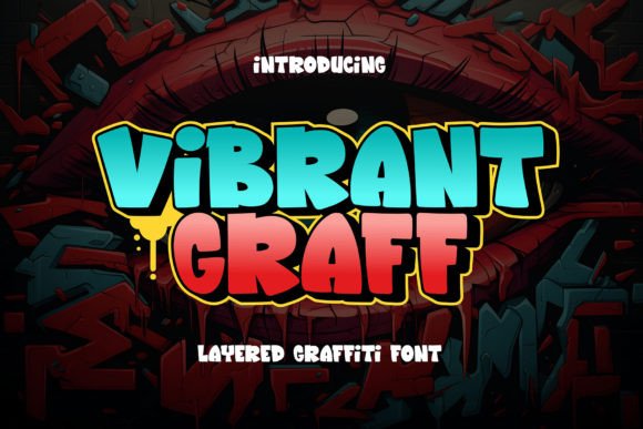 Vibrant Graff: A Bold Display Typeface for Editorial Impact