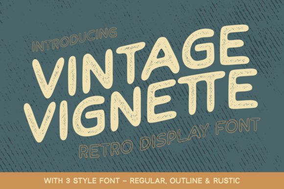 Vintage Vignette: The Retro Display Font for Authentic Brand Campaigns