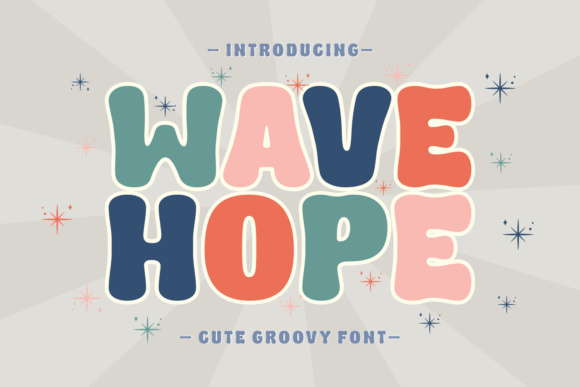 Wave Hope: The Creative Display Font for Small Business Branding